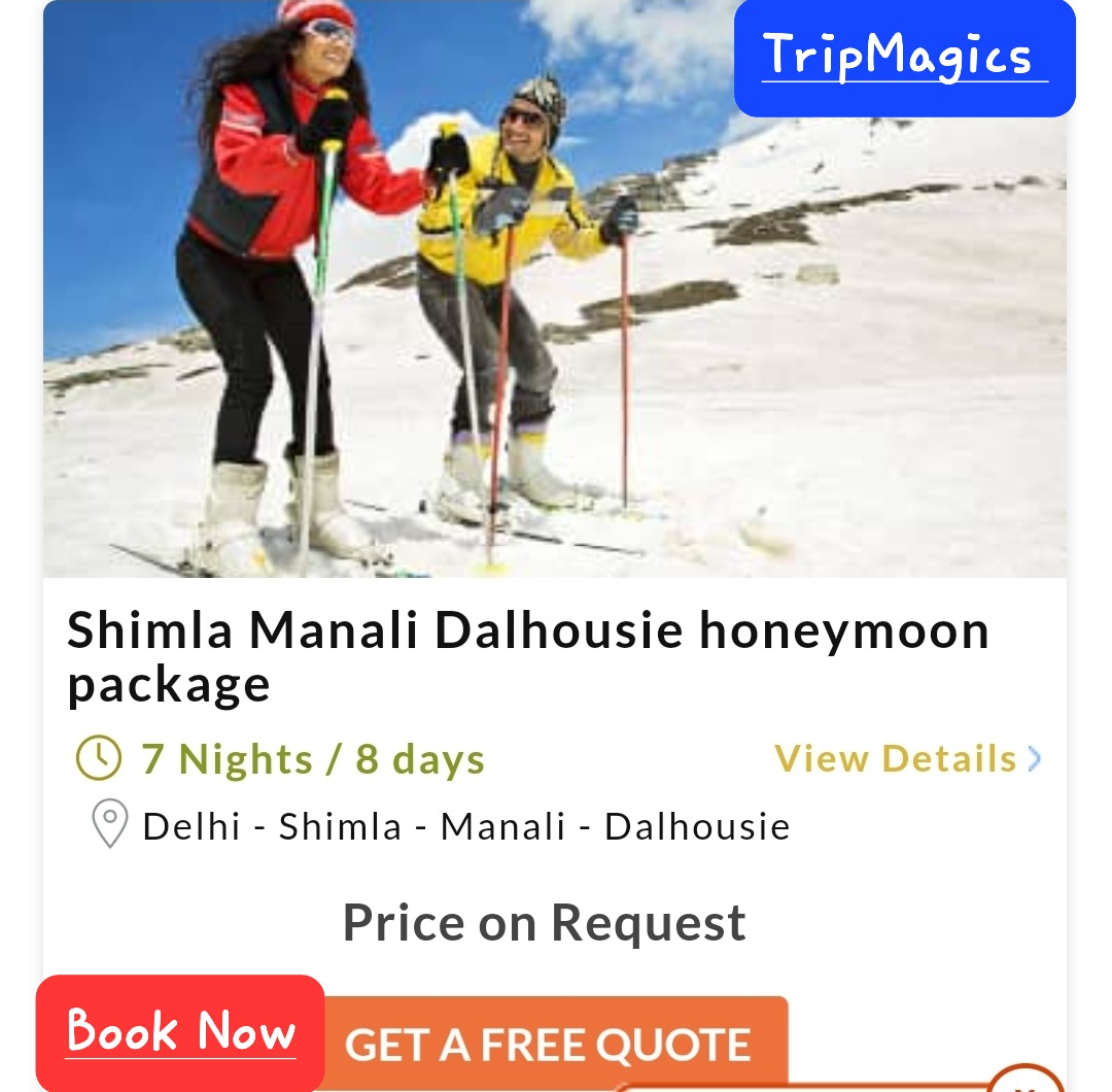 Honeymoon trip cost Shimla Manali